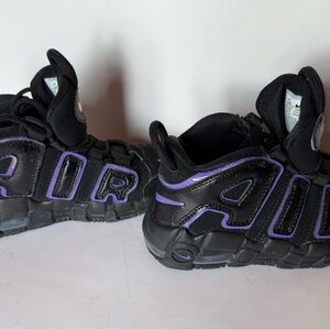 NIKE AIR More Uptempo Black and Purple unisex Nike Shoes